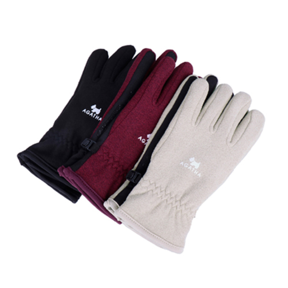[장갑]AG 여성데일리방한장갑 (블랙,베이지,와인)