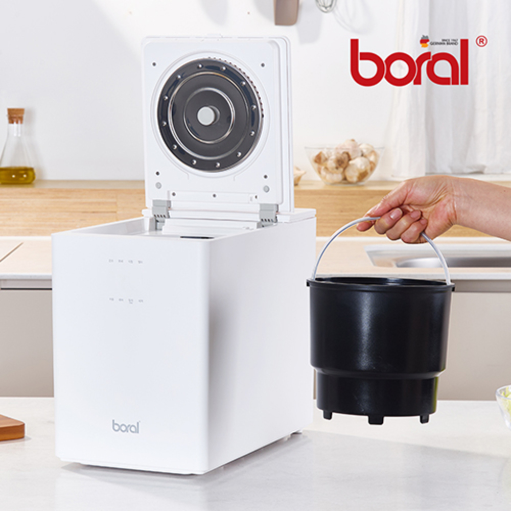 보랄 3L 고온 건조 분쇄 자동세척 음식물 처리기(사각) BR-3000FWD