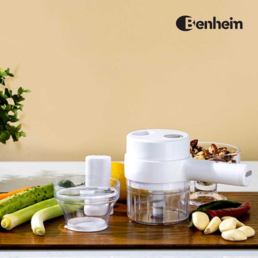 벤하임 무선 푸드 쵸퍼 슬라이스 BFP-30WH