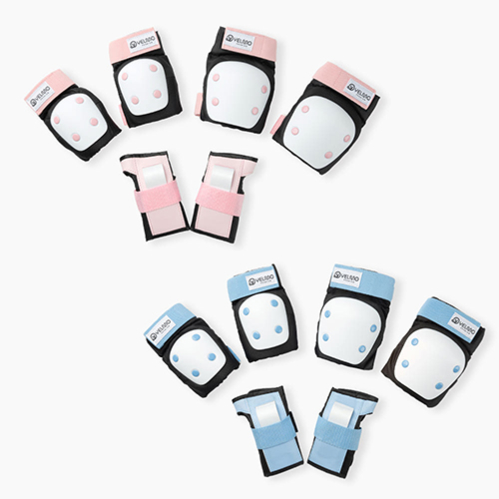 옐모 아동 유아 어린이 보호대 자전거 인라인 킥보드 롱보드 무릎 팔꿈치 손목세트