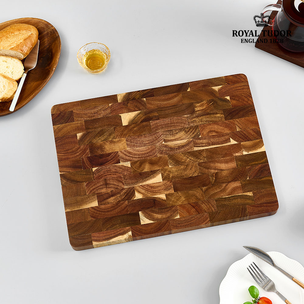 [로얄튜더] 모던 엔드그레인 도마 – 브릭