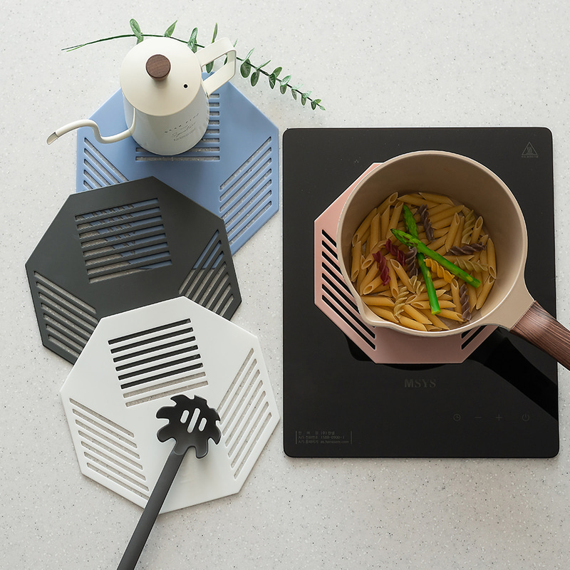 국산 플라이토 실리콘 에어쉴드 인덕션 매트 22cm