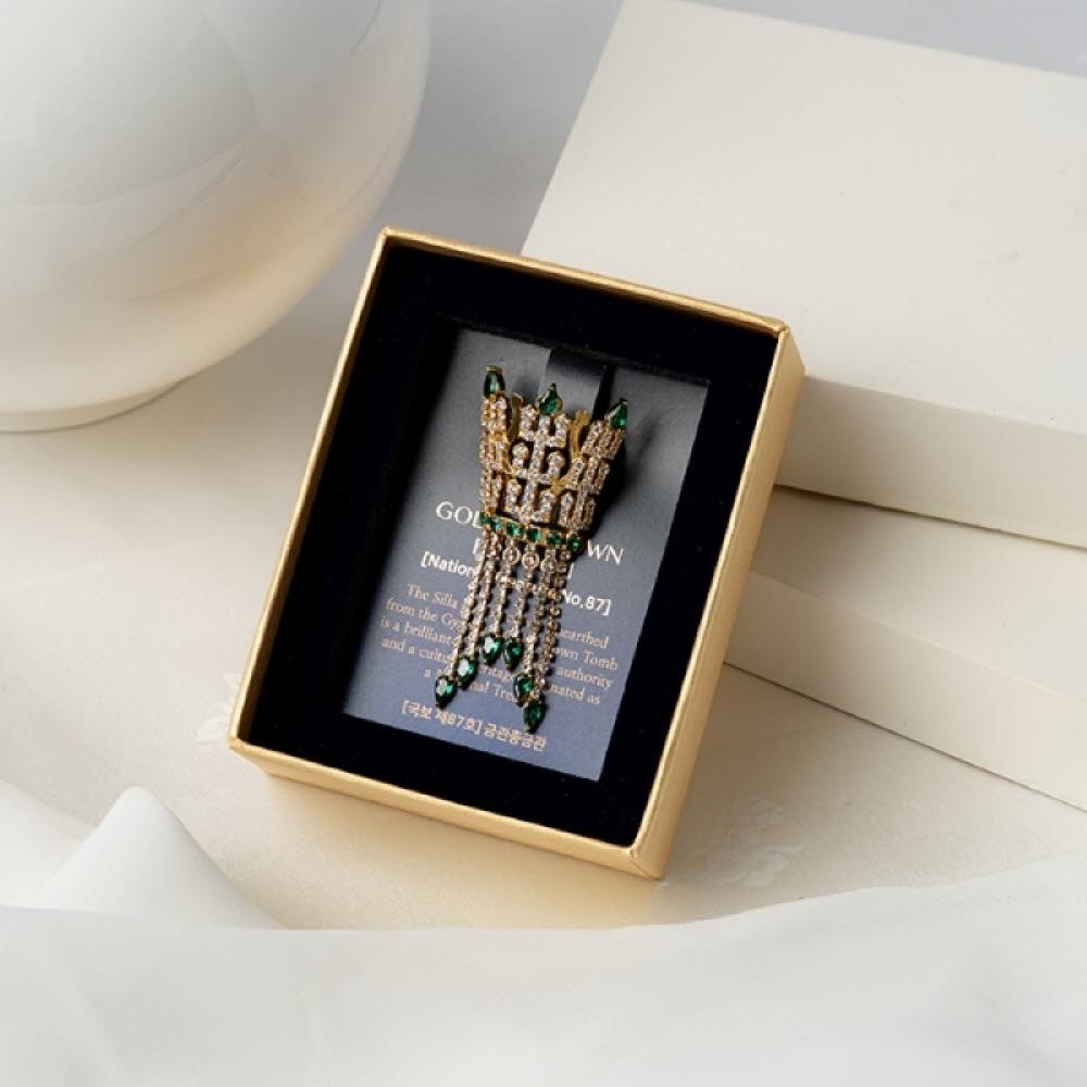 KIMS MI 금관 브로치