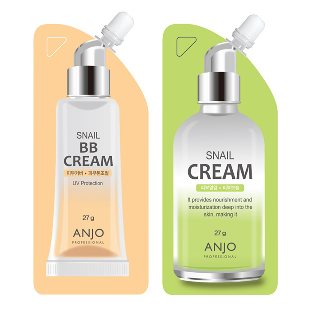 앙쥬 프로페셔날 스네일 비비크림 5개+영양크림 5개