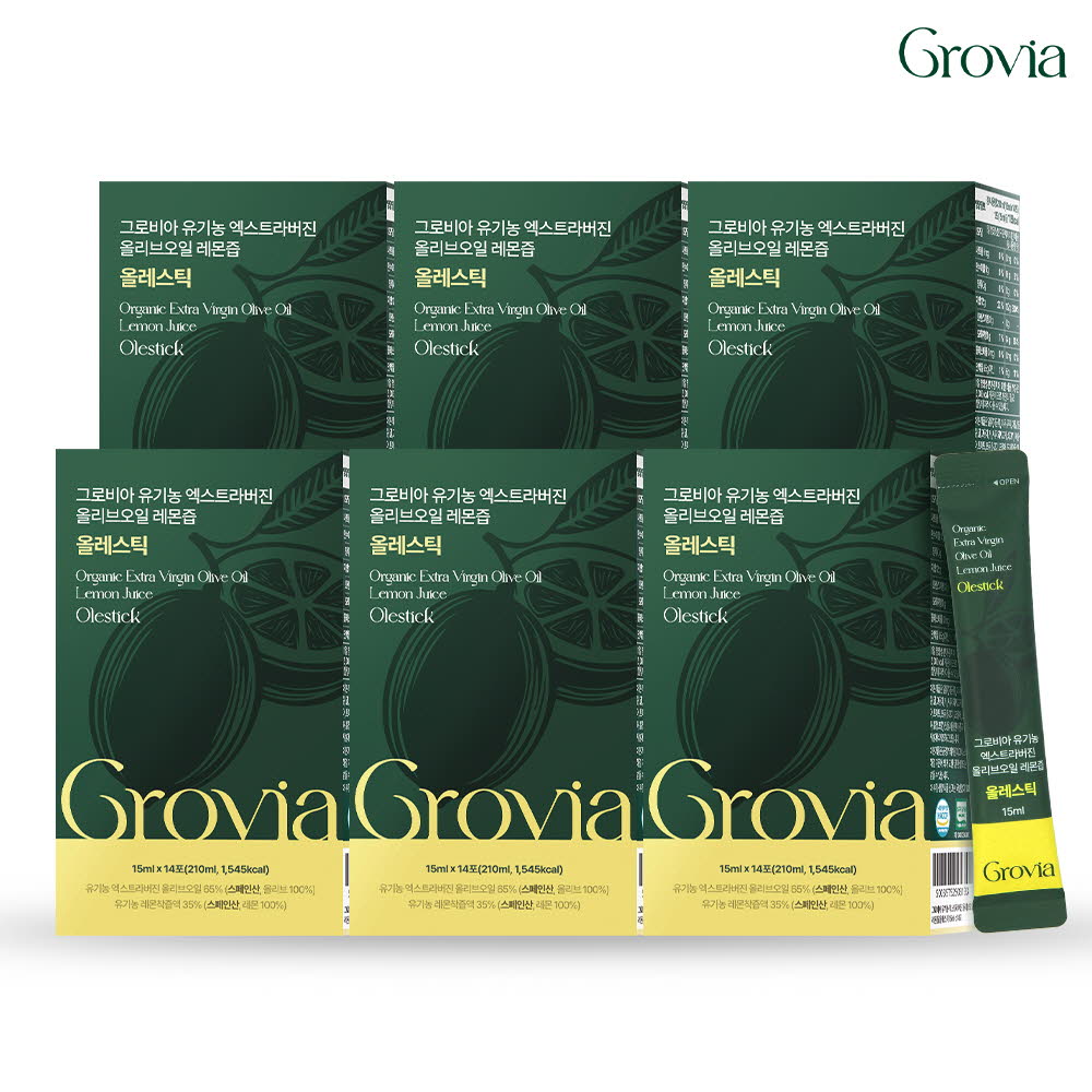 [그로비아] 올리브레몬즙 6박스 (총 84포)
