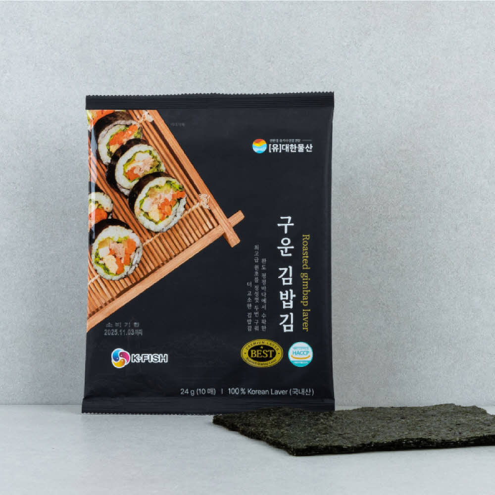 완도건강해 구운김밥김 10장(24g)