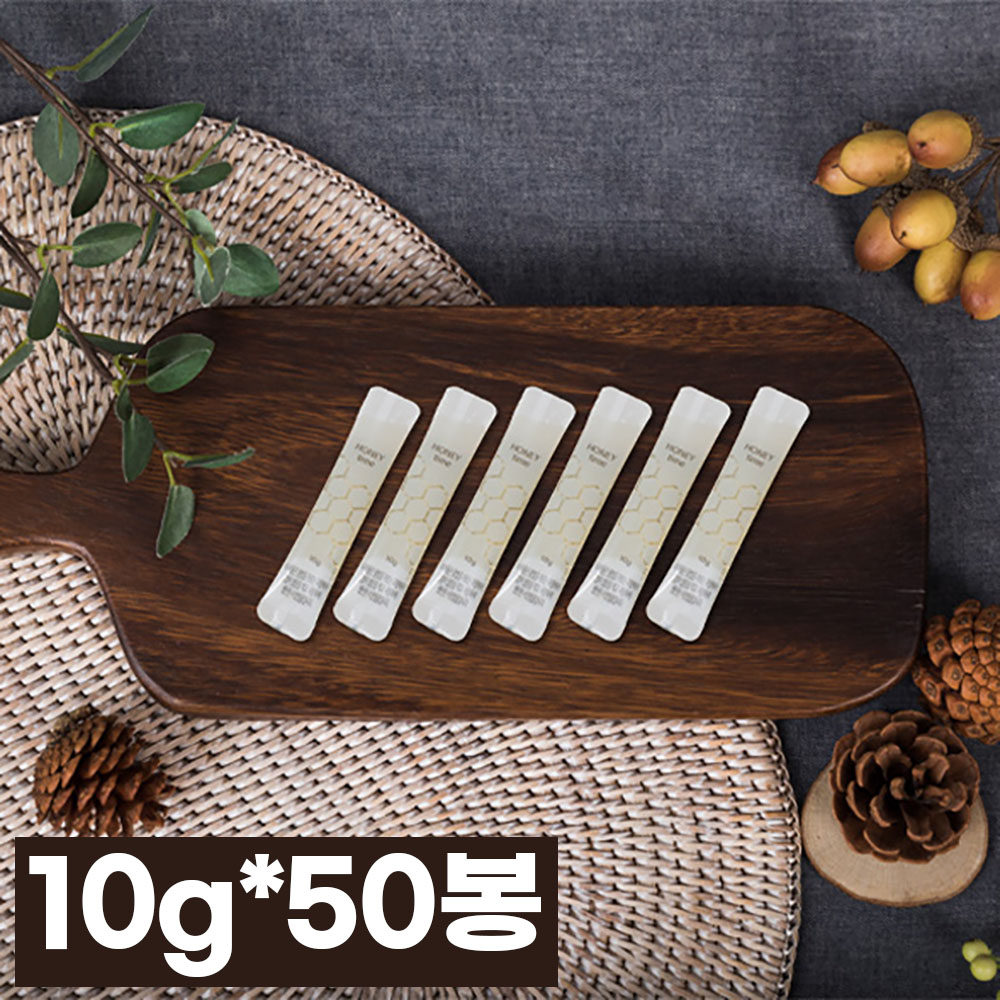 [더기다림] 국내산 사양벌꿀스틱 10g* 50봉