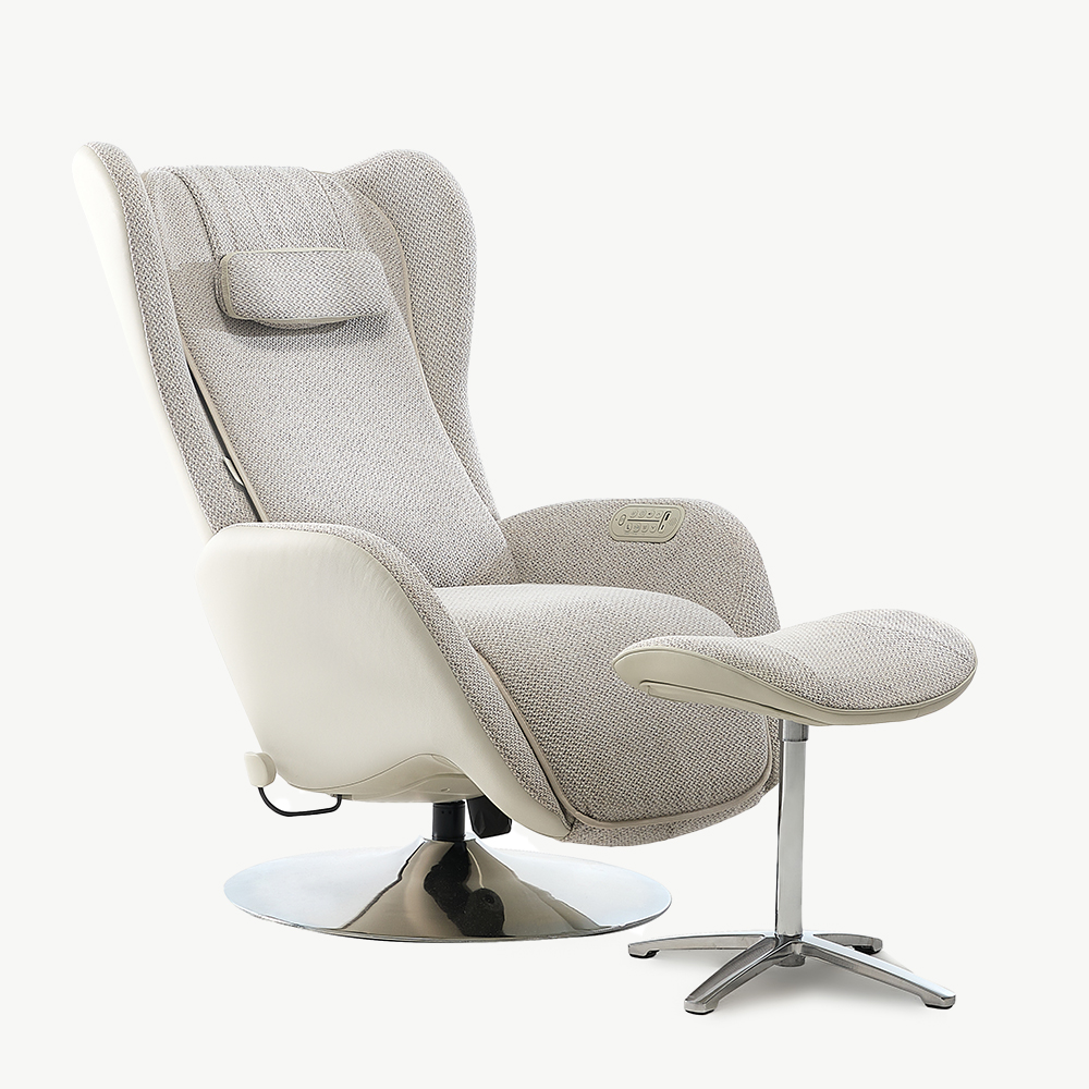 [알트레스트] AL002 마사지 리클라이너 안락 수면 안마의자/기능성 패브릭 아이보리/AR-FSCCINBE