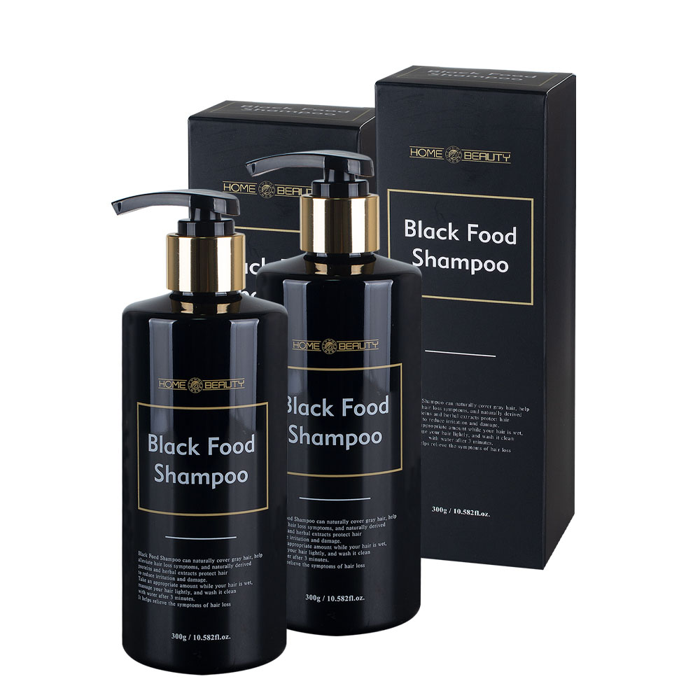 블랙 샴푸 - 새치케어 염색샴푸(흑갈색/새치용)-300g