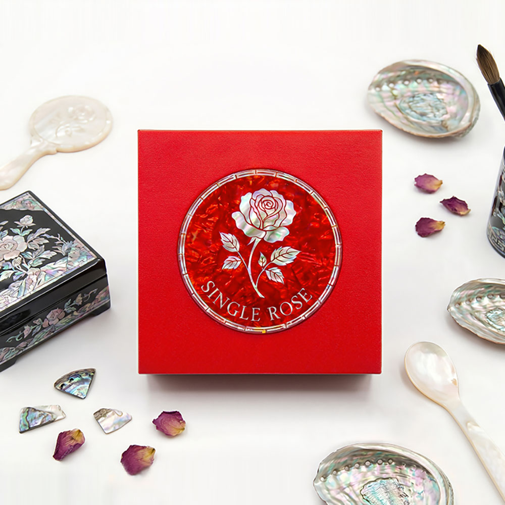 싱글로즈 내추럴 오일 밤 파운데이션 13g _ 장미꽃케이스