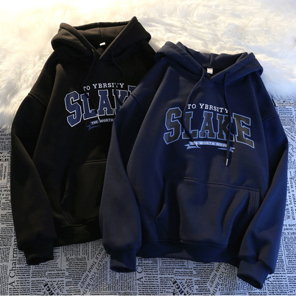 겨울 기모 여자 긴팔 티셔츠 티 맨투맨 프린팅 후드