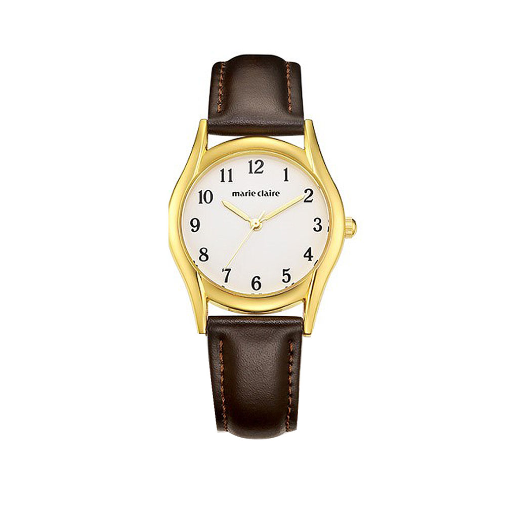 [마리끌레르] 손목시계 여성용 소가죽밴드 MC91021 L GWBR