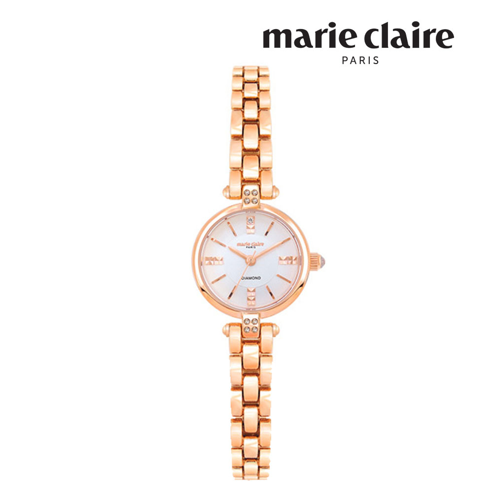 [마리끌레르] 손목시계 여성용 다이아몬드라인 MC190703 RG