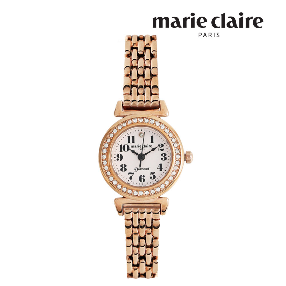 [마리끌레르] 손목시계 여성용 다이아몬드라인 MCLA001 MRG