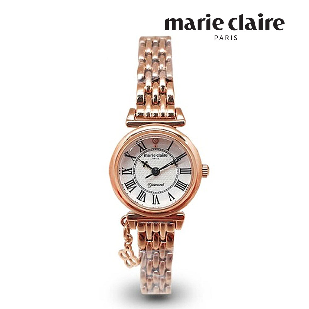 [마리끌레르] 손목시계 여성용 다이아몬드라인 MCLA002 MR