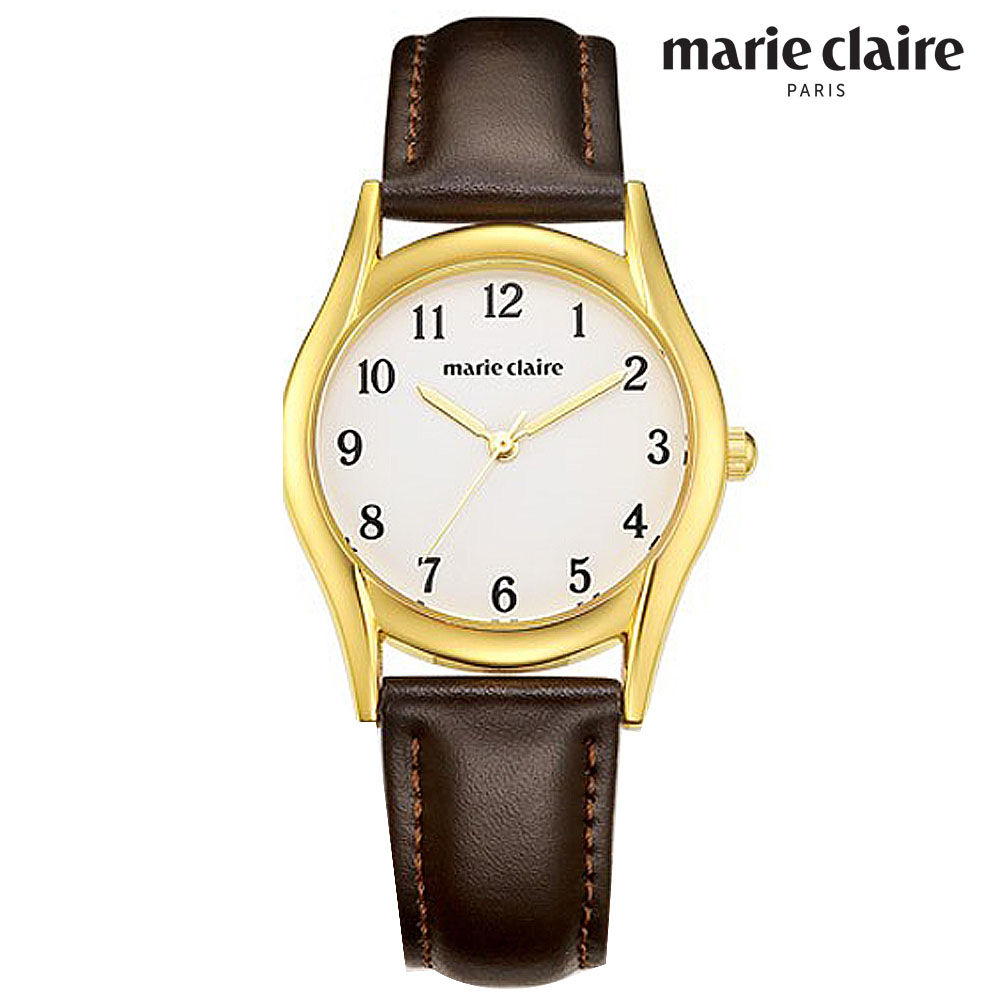[마리끌레르] 손목시계 남성용 소가죽밴드 MC91021 M GWBR
