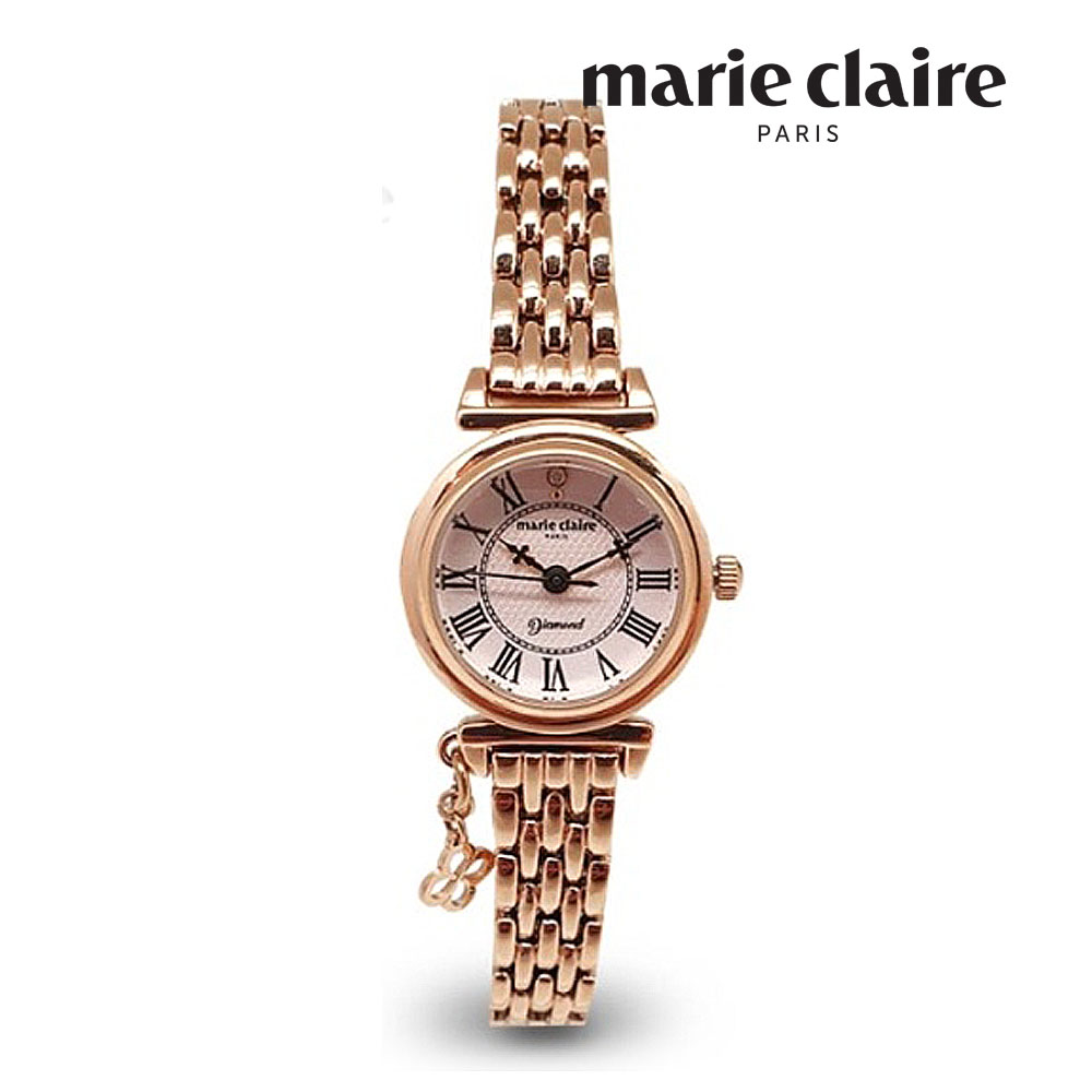 [마리끌레르] 손목시계 여성용 다이아몬드라인 MCLA002 MRG