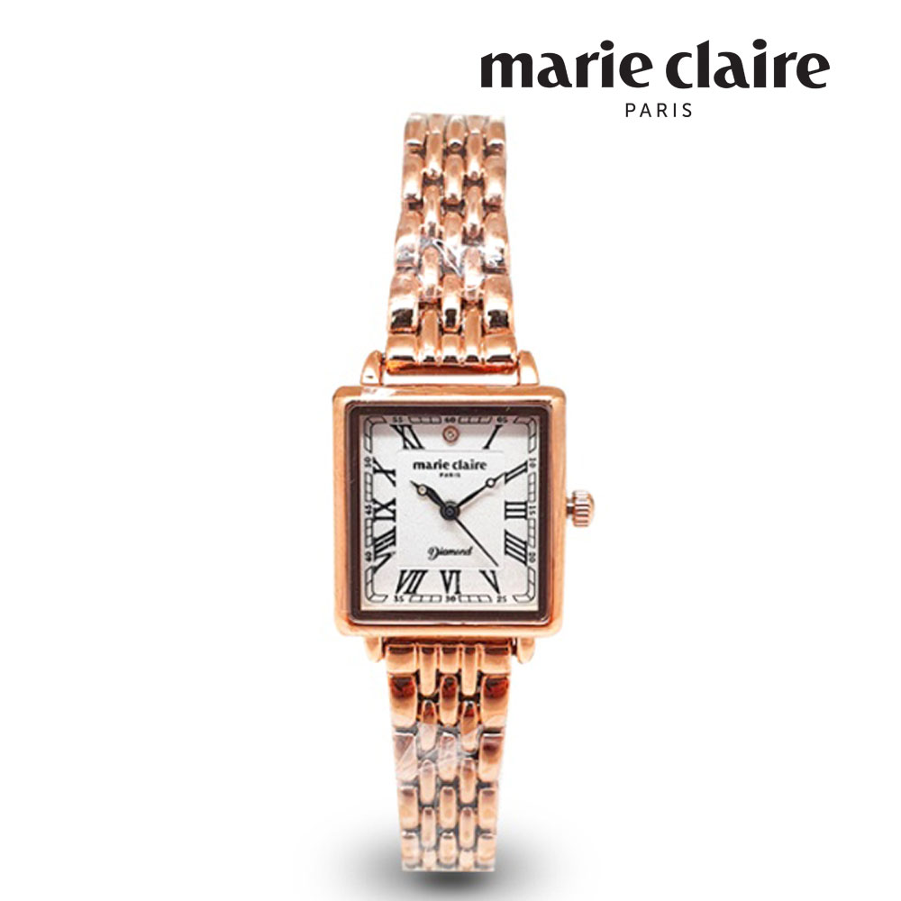 [마리끌레르] 손목시계 여성용 다이아몬드라인 MCLA003 MR