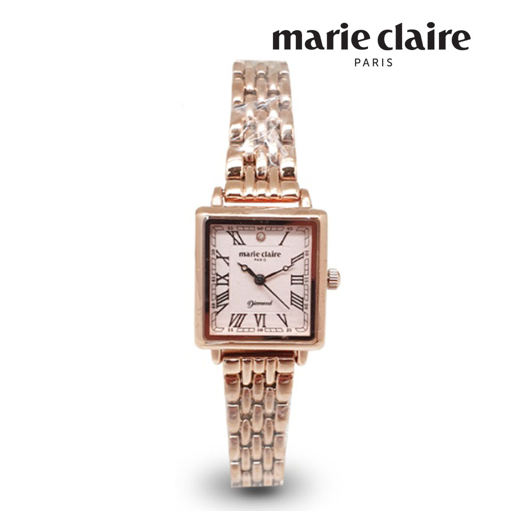 [마리끌레르] 손목시계 여성용 다이아몬드라인 MCLA003 MRG
