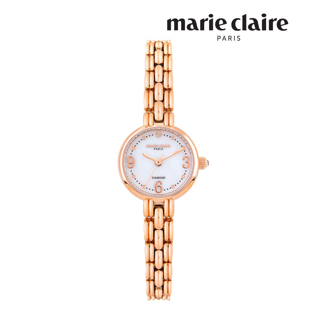 [마리끌레르] 손목시계 여성용 다이아몬드라인 MC190701 RG