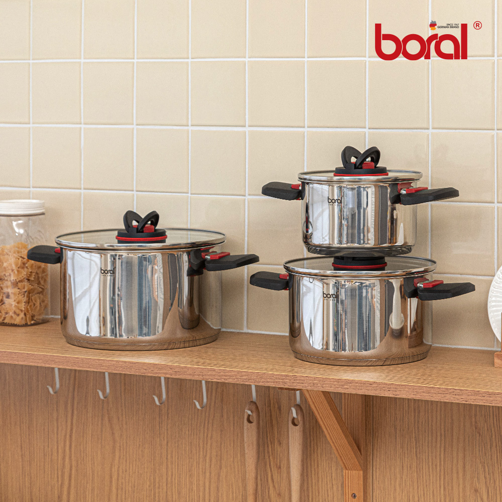 보랄 접이식 스텐 냄비세트 6P BR-FH06P