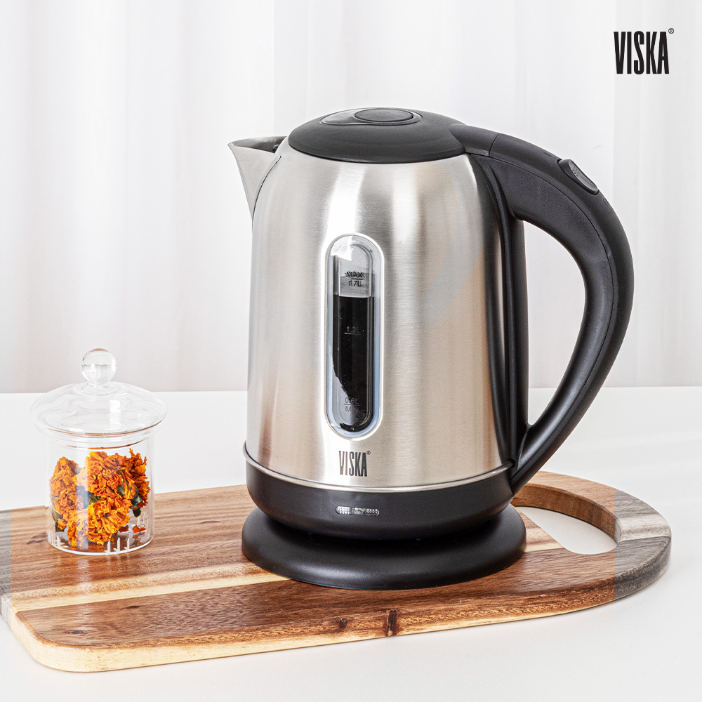 비스카 스테인레스 1.7L 전기주전자 VK-700SWK