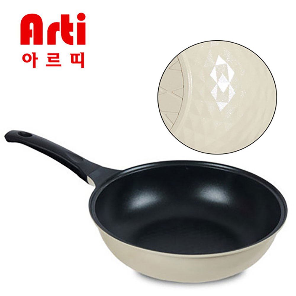 아르띠 국내생산 파스텔 입체 인덕션 IH 궁중팬 28cm