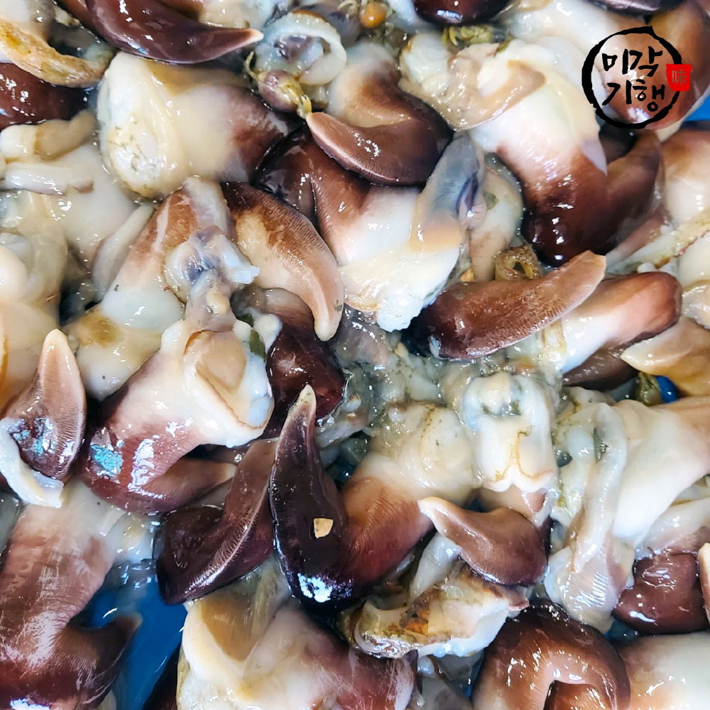 미각기행 청정 바다 여수에서 당일손질 한 검정새조개 600g