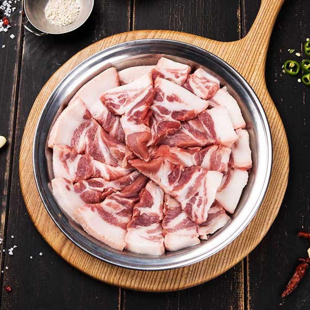 생각할수록맛있는한돈뒷고기 숨긴돼지 왕꼬들살300g(세절)