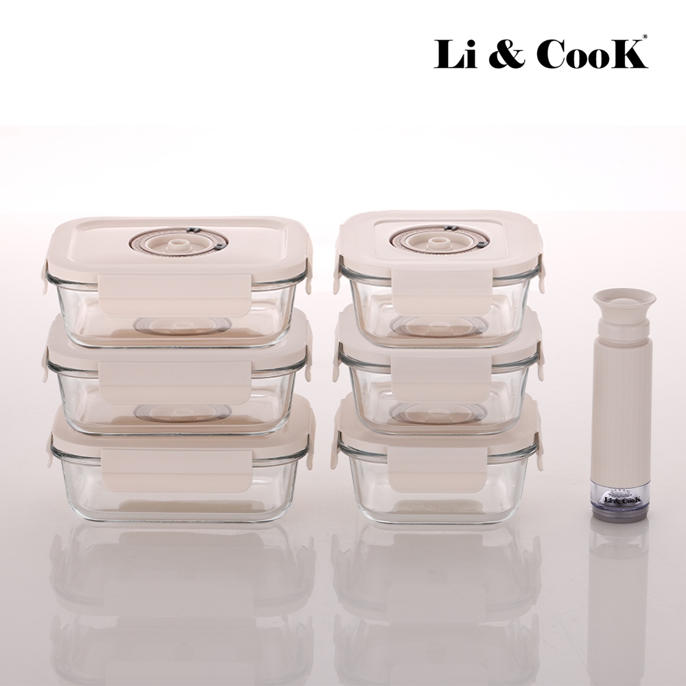 리앤쿡 프레시 오픈 데이팅 진공밀폐용기 7종세트
