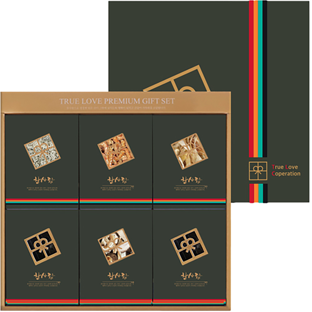 [참사랑] 건어물6종세트(중멸+독도새우+황태채+표고버섯편+미역+다시마)