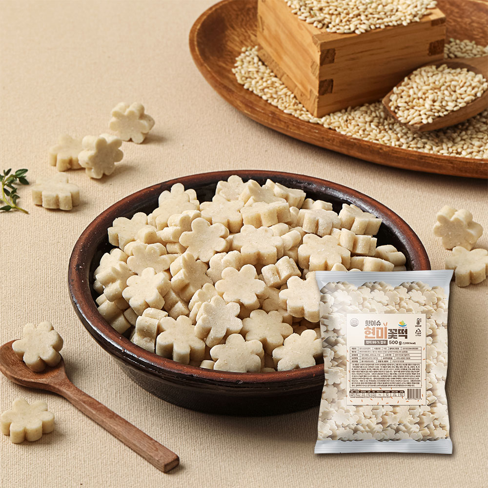 핫이슈 현미꽃떡 500g