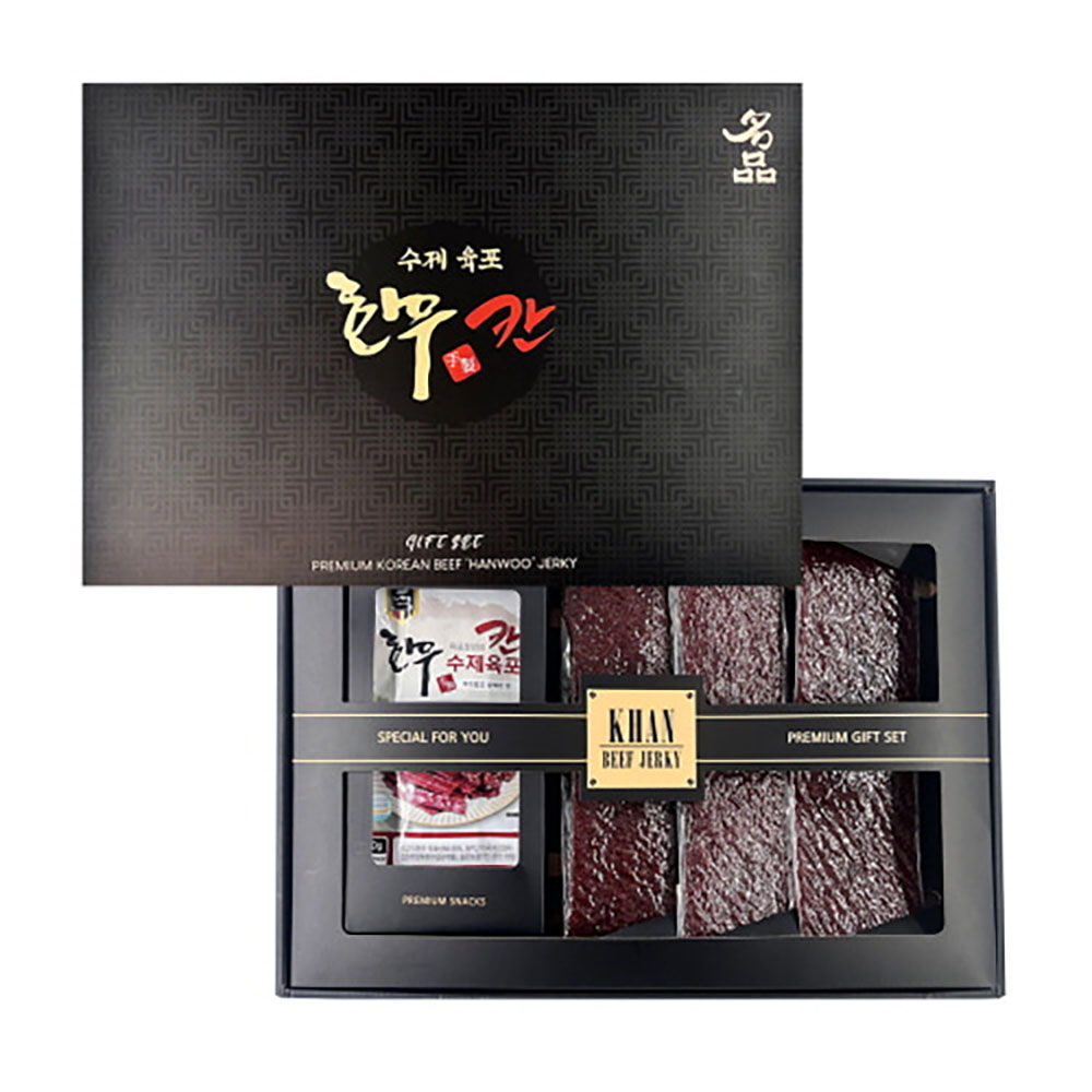 [칸] 수제 한우육포 선물세트 210g_쇼핑백
