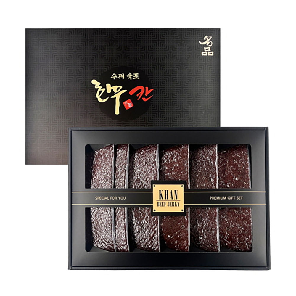 [칸] 수제 한우육포 선물세트 360g_쇼핑백