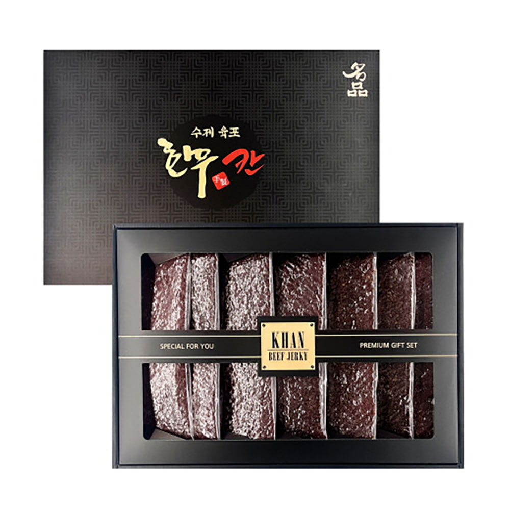 [칸] 수제 한우육포 선물세트 420g_쇼핑백