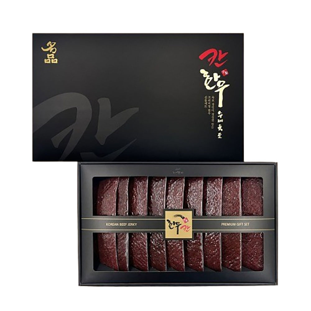 [칸] 수제 한우육포 선물세트 540g_쇼핑백