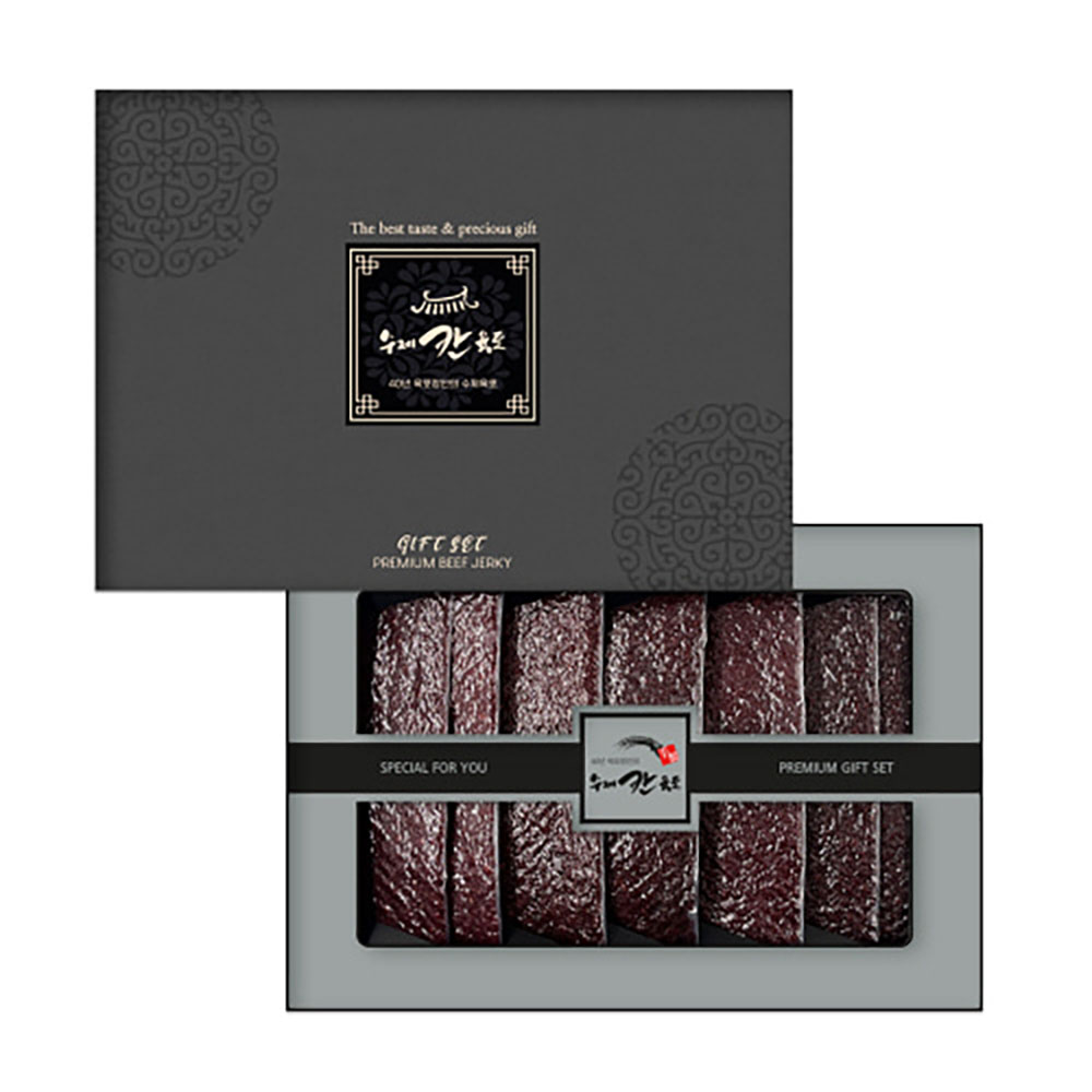 [칸] 수제 소고기육포 선물세트 더소프트 420g