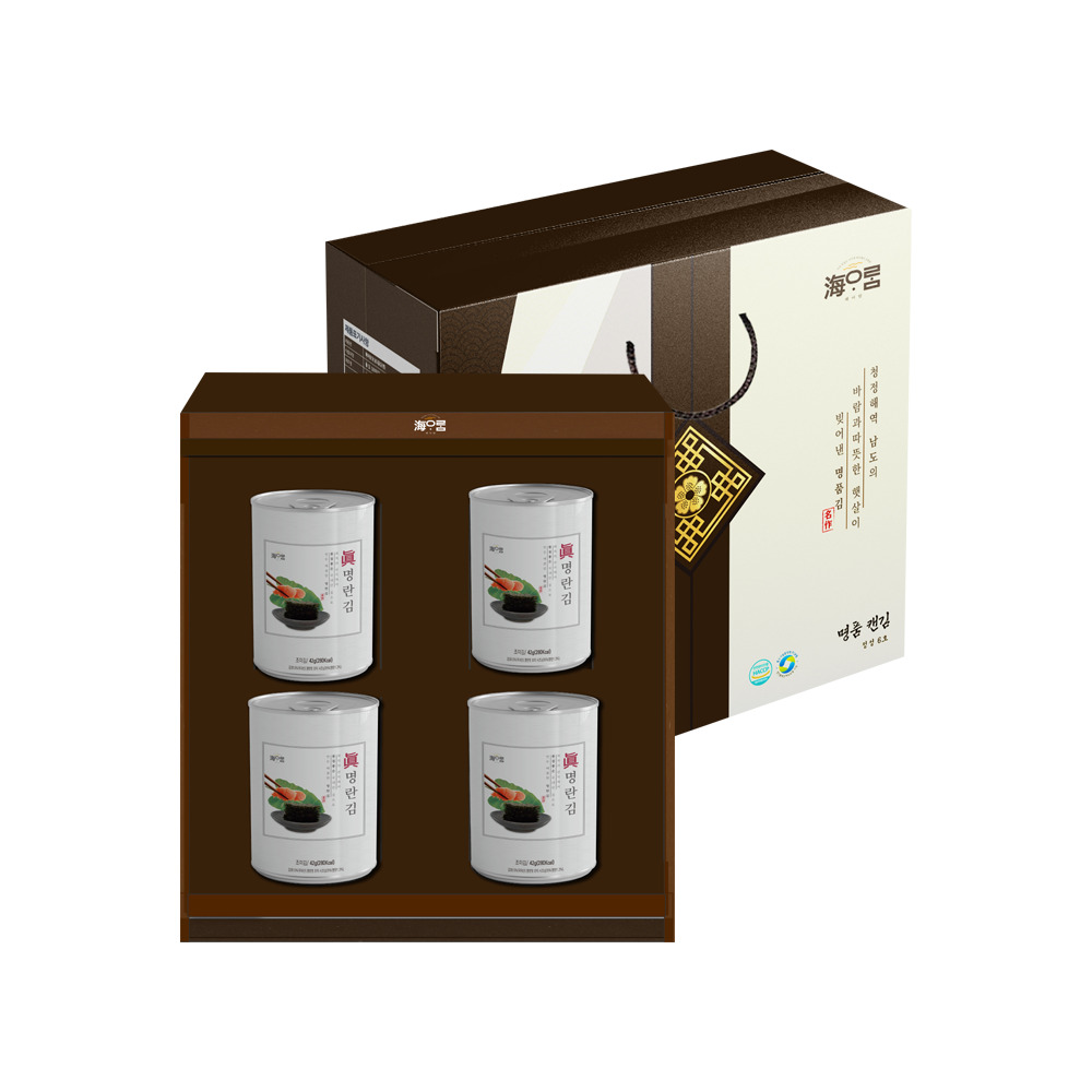 해아람 명란캔김 2호(4캔)