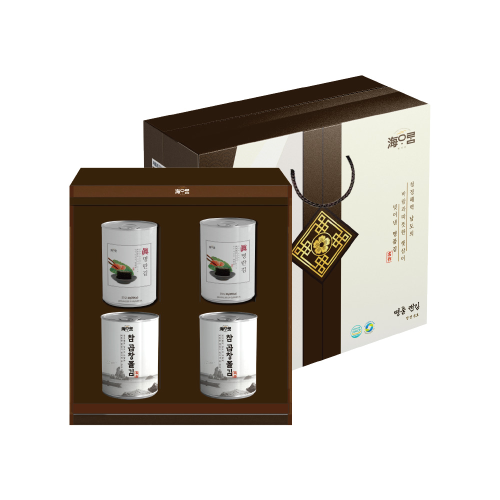 해아람 명품김 정성2호(2+2캔)