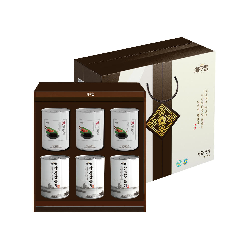 해아람 명품김 정성3호 (3+3캔)