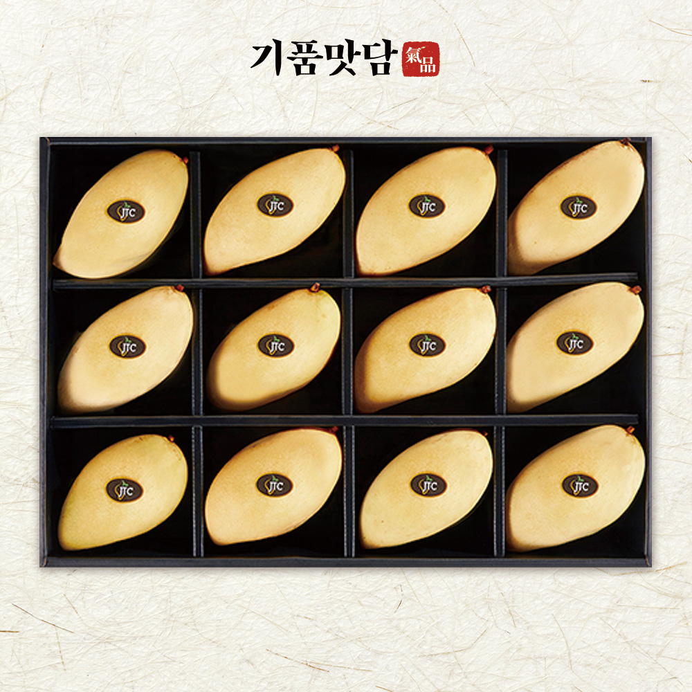 [기품맛담] 고당도 프리미엄 골드망고 선물세트 4호 (12입/4kg내외)