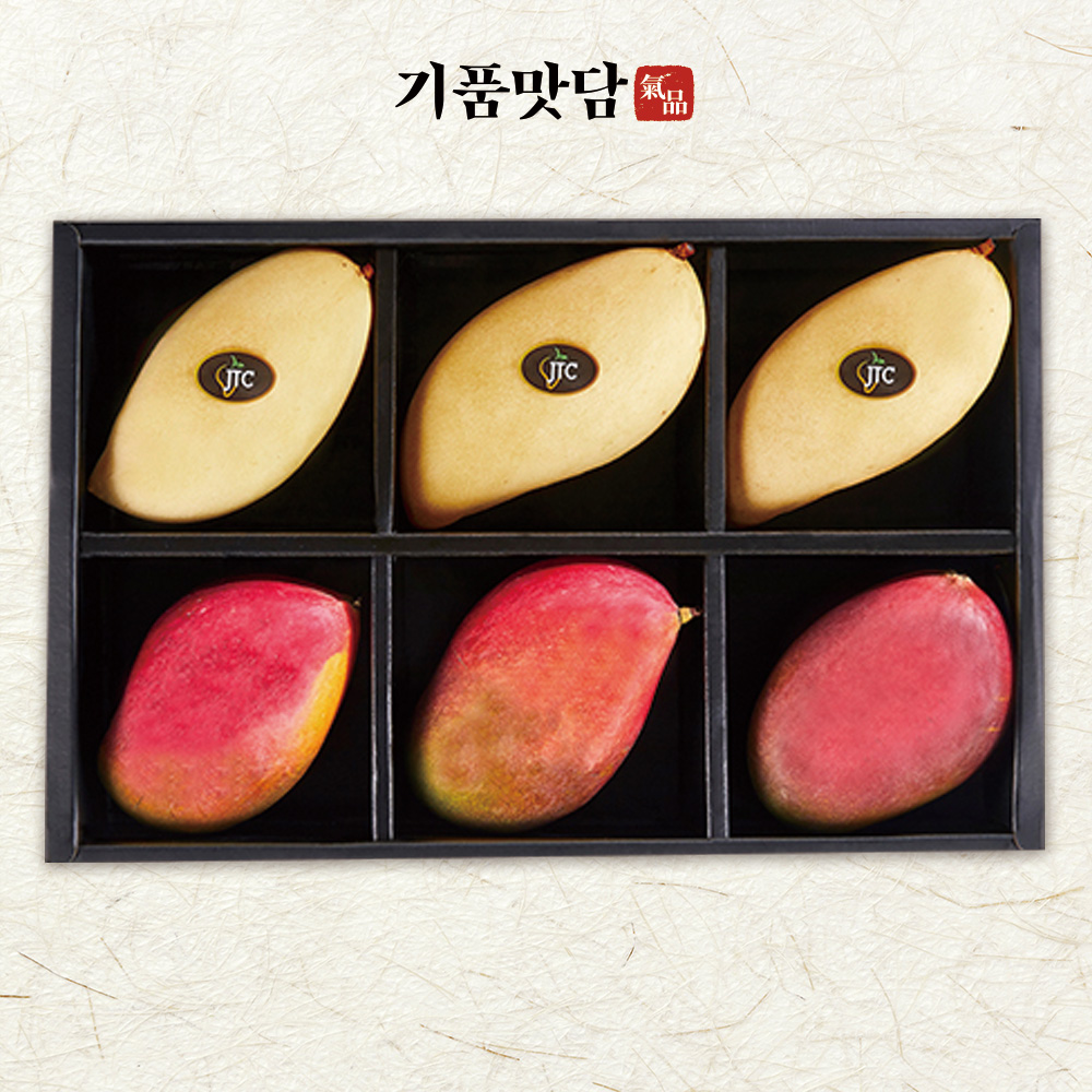 [기품맛담] 고당도 프리미엄 망고2종 선물세트 1호 2.2kg