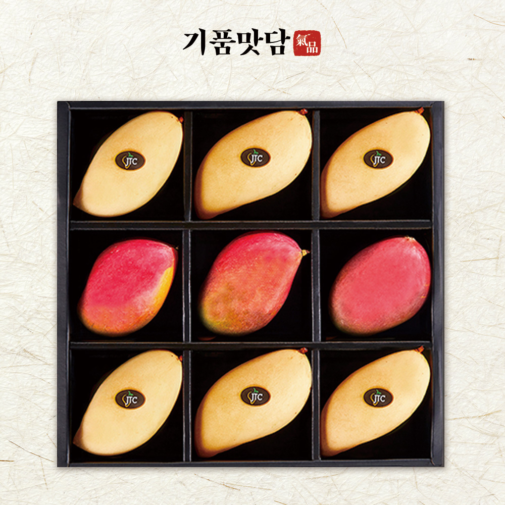[기품맛담] 고당도 프리미엄 망고2종 선물세트 2호 3.2kg