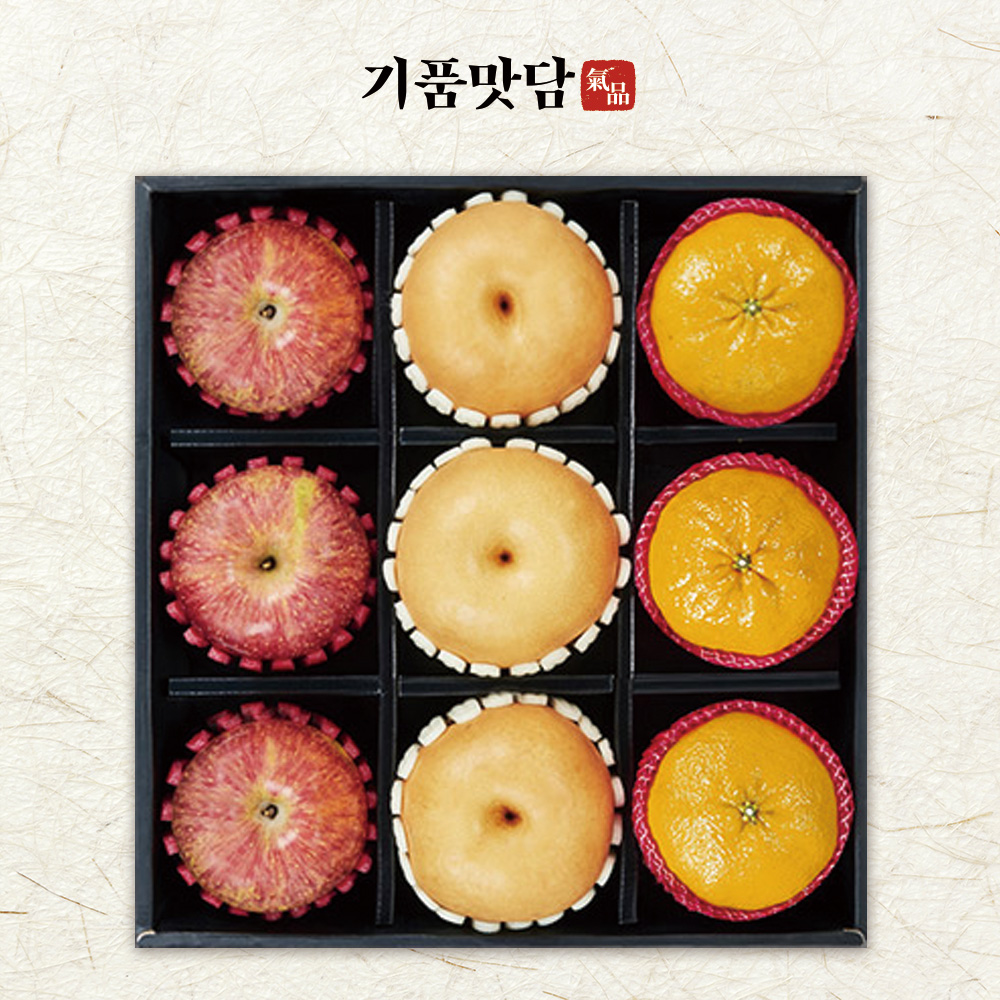 [기품맛담] 명품산지 3종 과일혼합 선물세트 1호 4kg