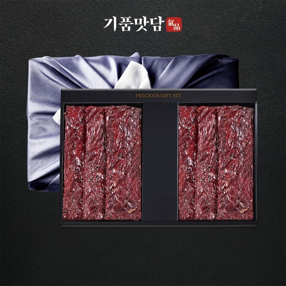 [기품맛담] 명품 국내산 소고기 육포 선물세트 4호 960g