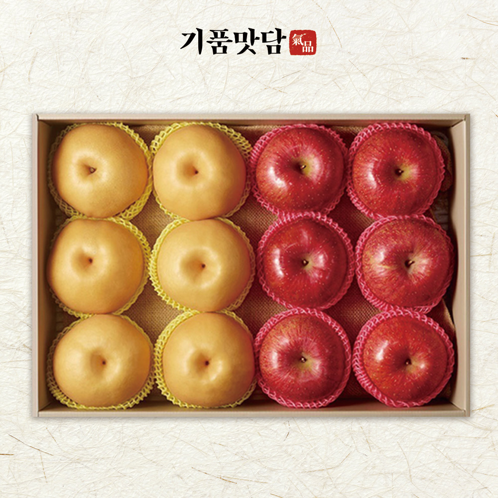 [기품맛담] 명품 사과&배 선물세트 3호 총 6.1kg이상