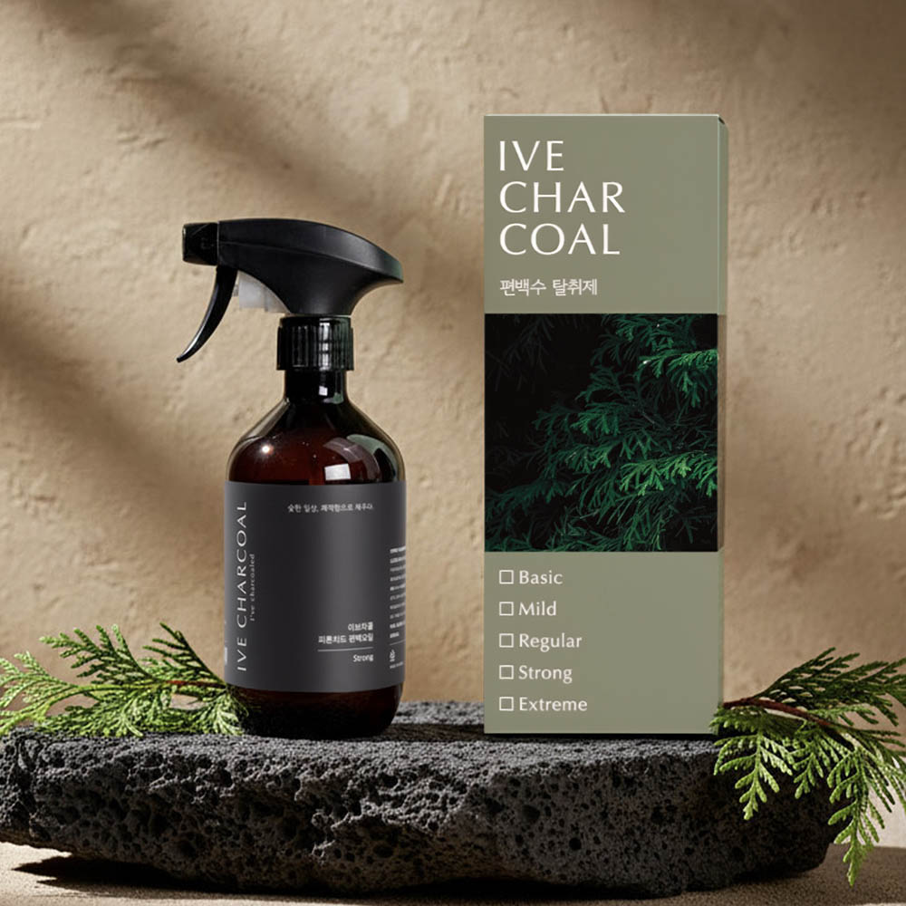 이브차콜 편백수+편백오일 탈취제 500ml 4단계, 1개