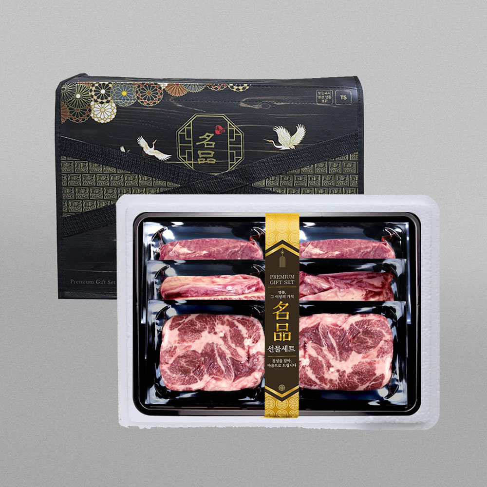 [기품맛담] 이베리코베요타 1.2kg 선물세트 1호(목4/갈4/갈매기4)