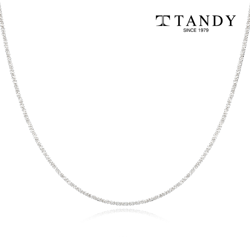 [TANDY] 탠디 실버925 여성용 마르게리타 눈꽃컷팅체인 목걸이 네크리스 TDN615