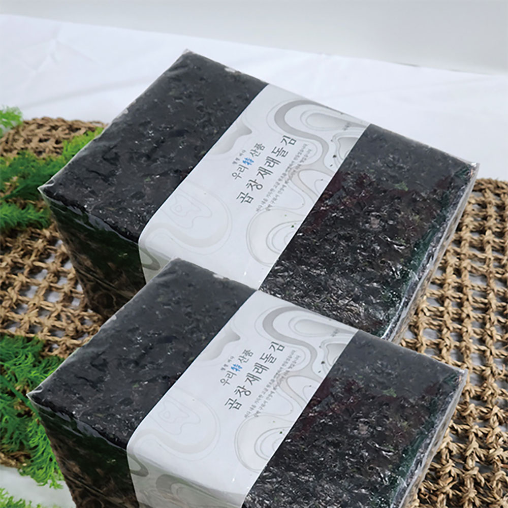 [현대백화점 입점상품] 더함 곱창김100장X 2 (선물포장 무료/선물박스 미포함)